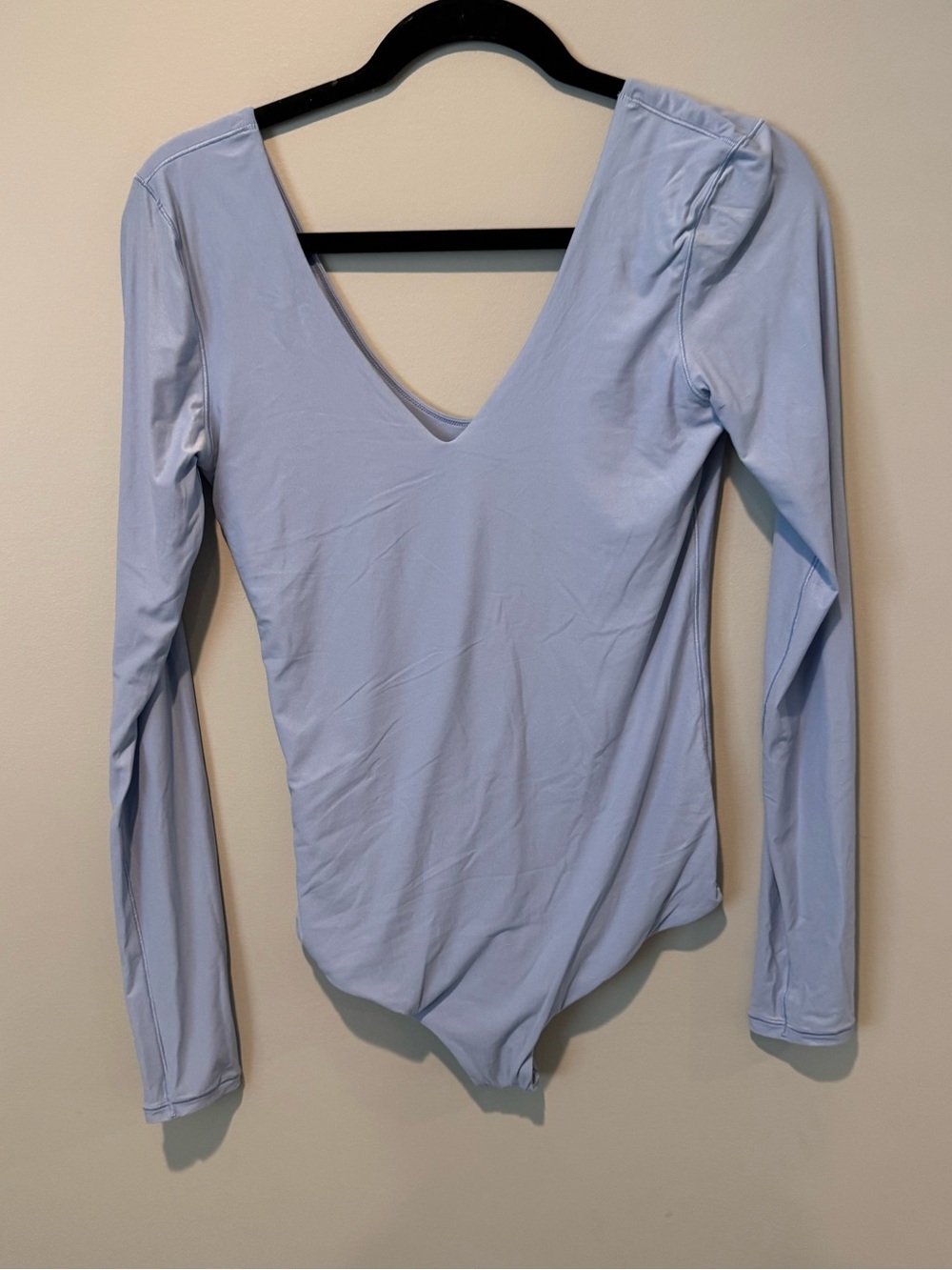 Aerie Smoothez Long Sleeve Plunge Bodysuit - Picture 2 of 3
